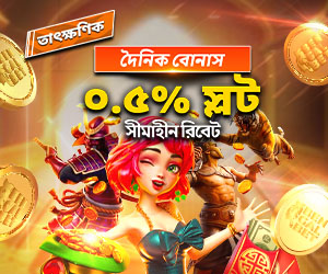 স্লট ০.৫% সীমাহীন দৈনিক রিবেট